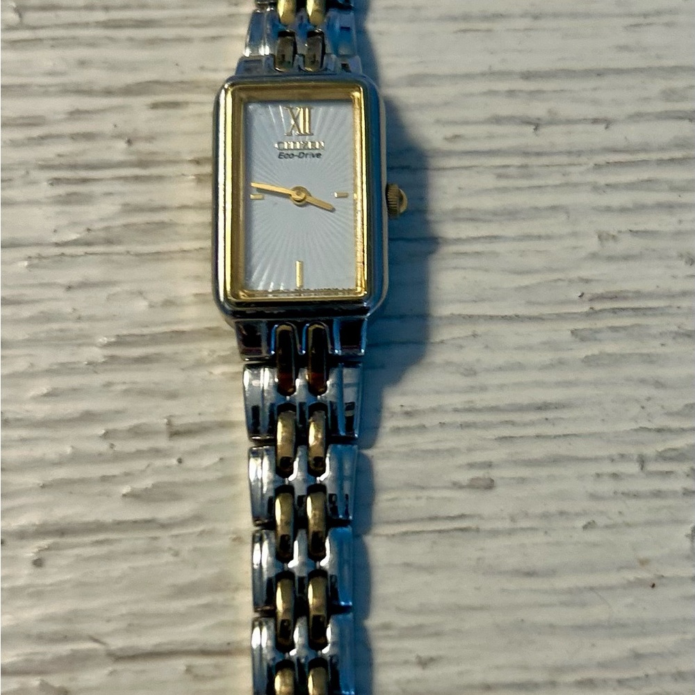 Citizen Eco drive two tone watch